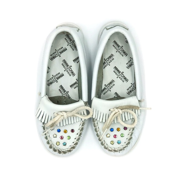 Minnetonka Other - Minnetonka Moccasins with Multi Rhinestones